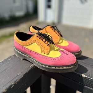 🧡🩷 Dr. Martens 3989 Colorblock Brogue Oxford 🩷🧡